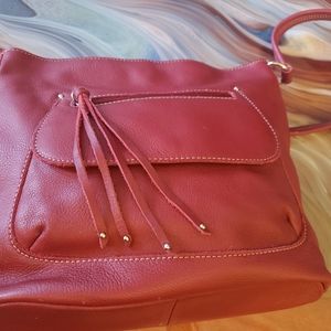 Stone Mountain Dark Red Shoulder Bag